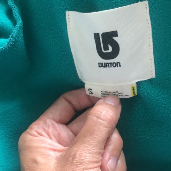 Burton Colombo Peak Hoodie / full zipper / fleece light jacket - sweater size S - Picture 4 of 6